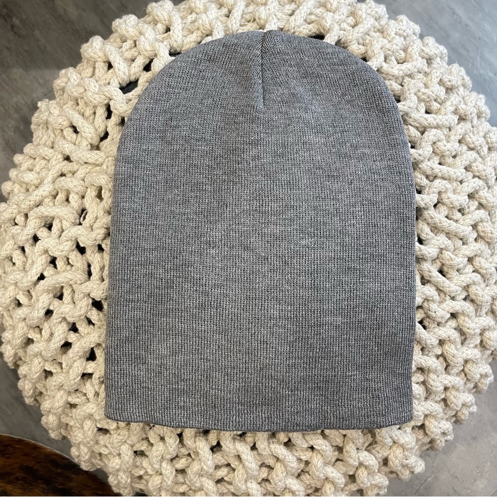 Gray Knit Beanie